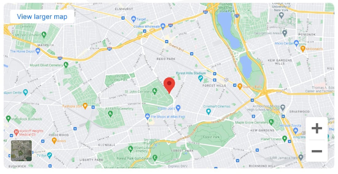 google maps location