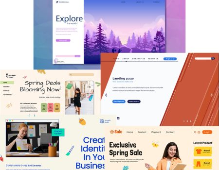 Attractive website layout